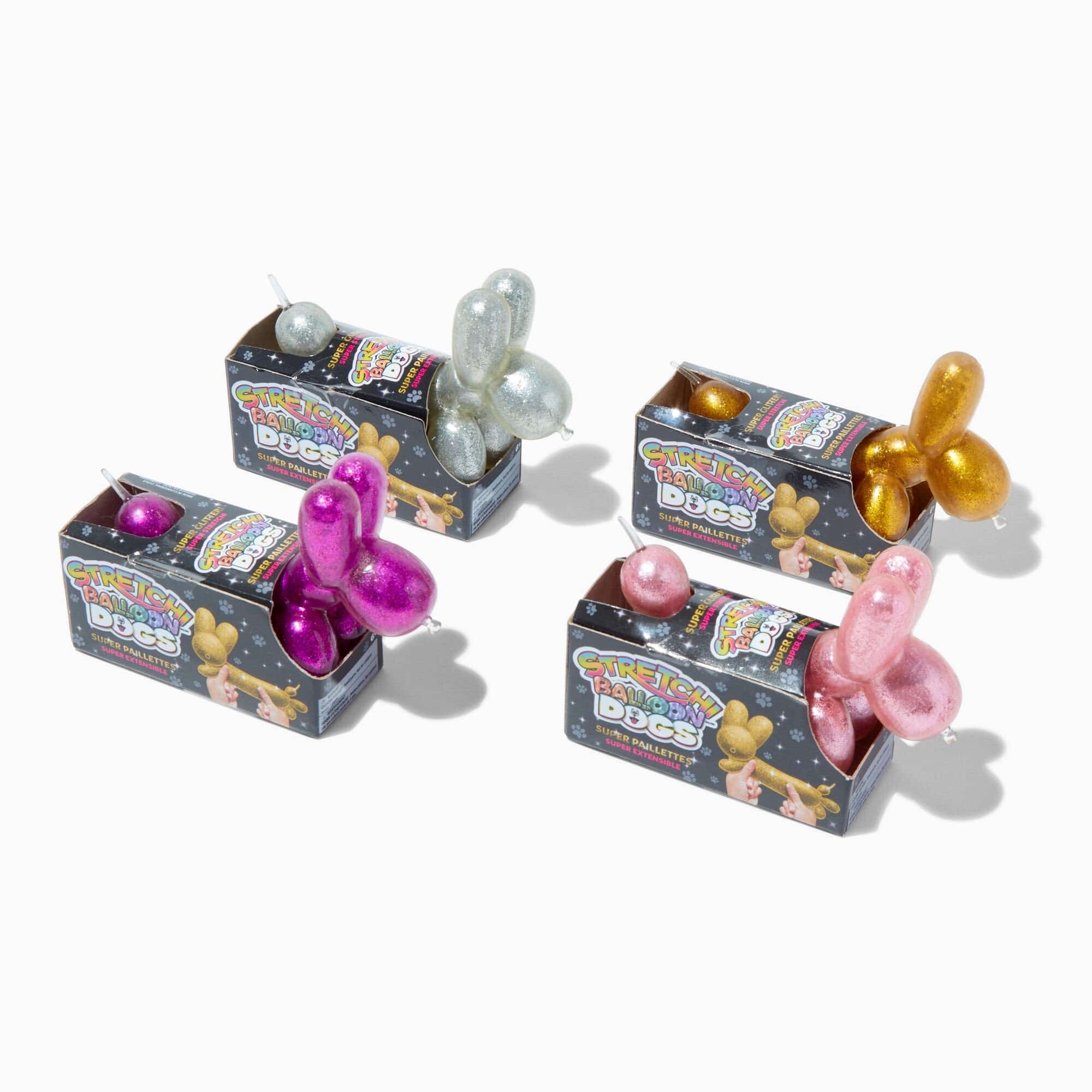Stretchi Glitter Balloon Dog Fidget Toy - Assorted