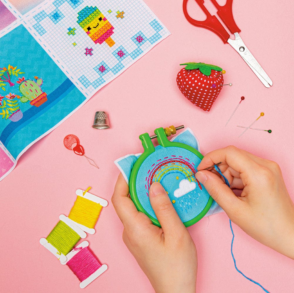 KLUTZ Super Cute Embroidery Book & Activity Kit - Image 7