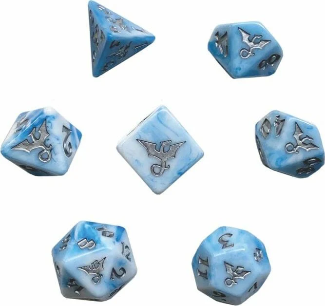 Swirl Dragon Cloud Polyhedral Dice Set - Image 3