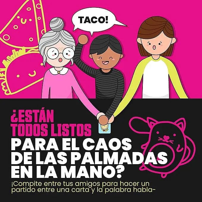 Taco Cat Goat Cheese Pizza Card Game Spanish - Image 4