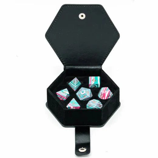 Textured Turquoise Pink & Teal - Engraved - Image 4