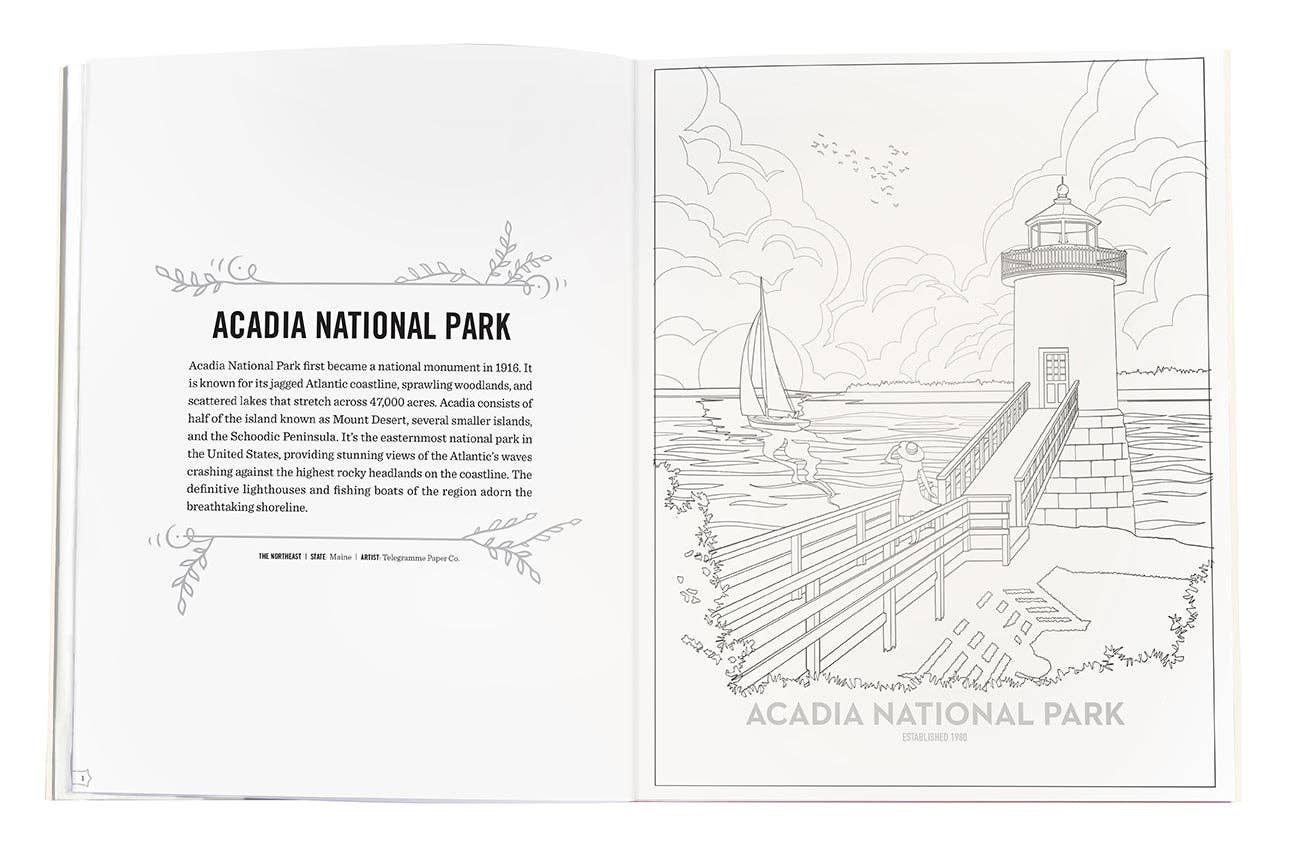 The Art of the National Parks Coloring Book - Image 2
