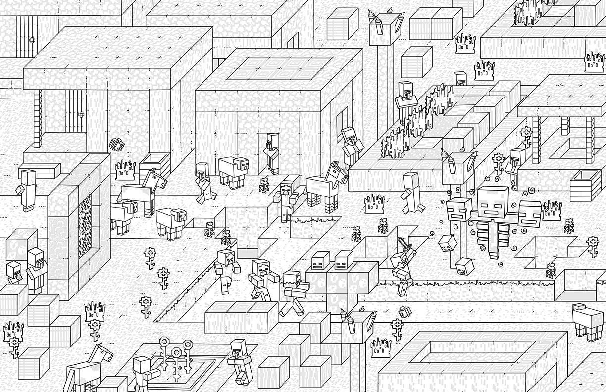 The Official Minecraft Coloring Book - Image 3