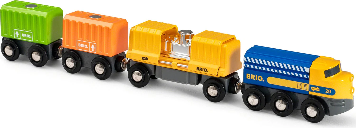 BRIO Three Wagon Cargo Train - Image 2