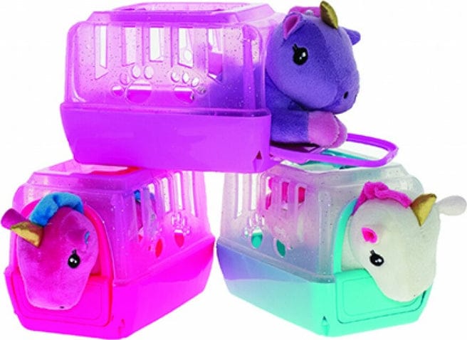 5" Plush Unicorn With Carry Case (Assorted)