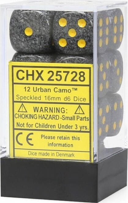 Speckled® 16mm D6 Urban Camo™ Dice Block™ (12 dice) - Image 4