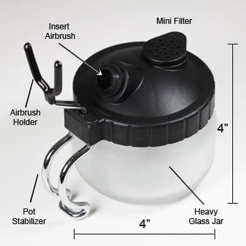 Vigiart® HS-777A Airbrush Cleaning Pot - Image 2