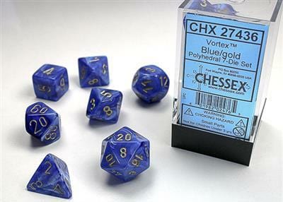 Vortex® Polyhedral Blue/gold 7-Die Set - Image 5