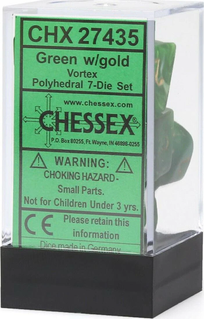 Vortex® Polyhedral Green/gold 7-Die Set - Image 2