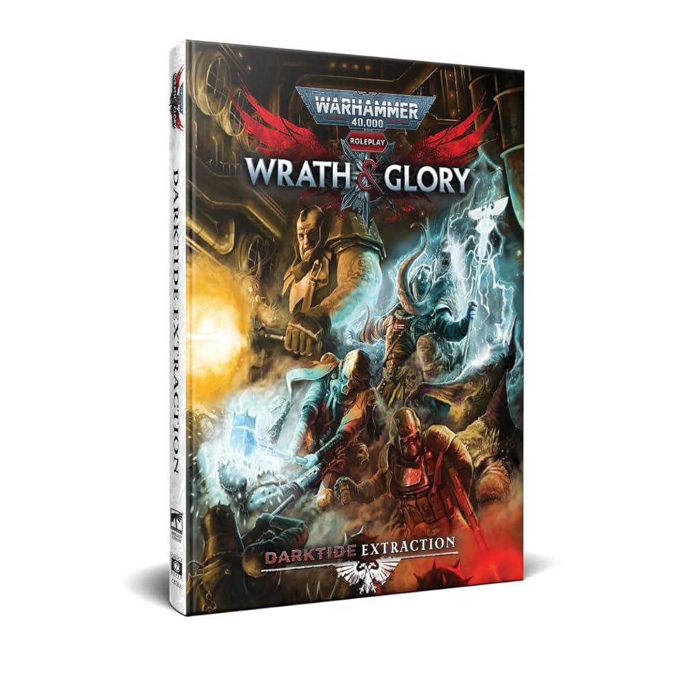 Warhammer 40,000 Roleplay: Wrath & Glory – Darktide Extraction | Cubicle 7 RPG Adventure Book