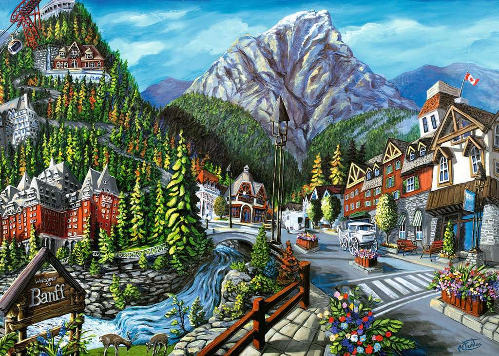 Welcome to Banff (1000 pc Puzzle) - Image 2