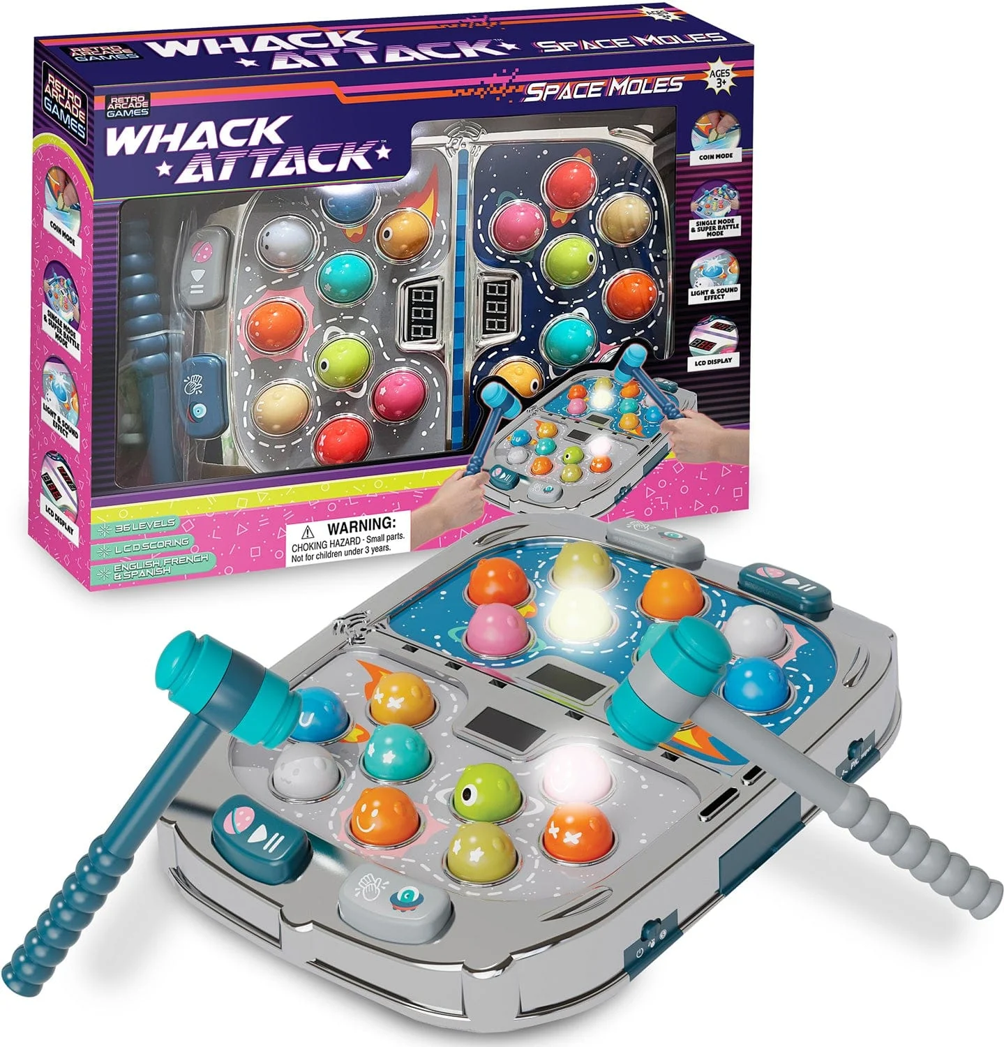 Whack Attack Space Moles Game - Image 3