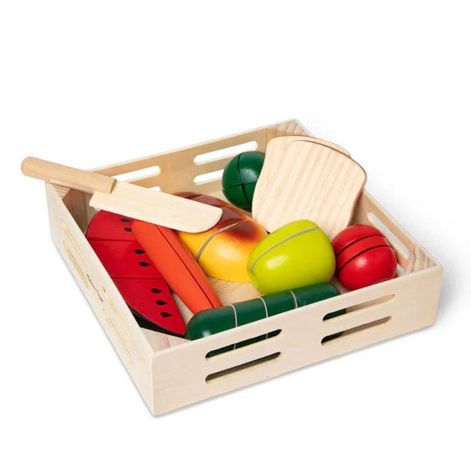 Wooden Cutting Food Toy Set