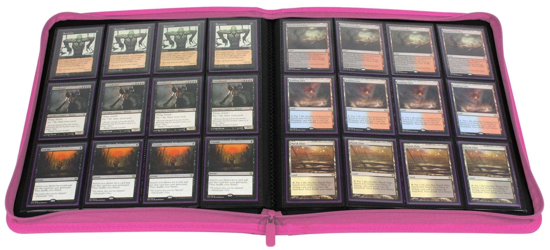 Z Folio 12 Pocket Pink - Image 3