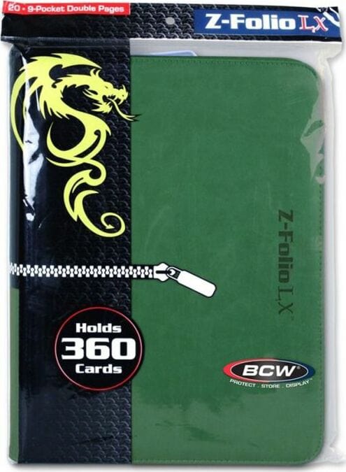 Z Folio 9 Pocket Green - Image 4