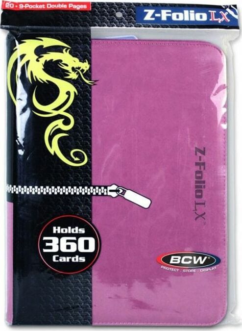 Z Folio 9 Pocket Pink - Image 4